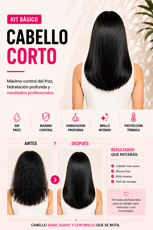 KIT BÁSICO — CABELLO HASTA LOS HOMBROS